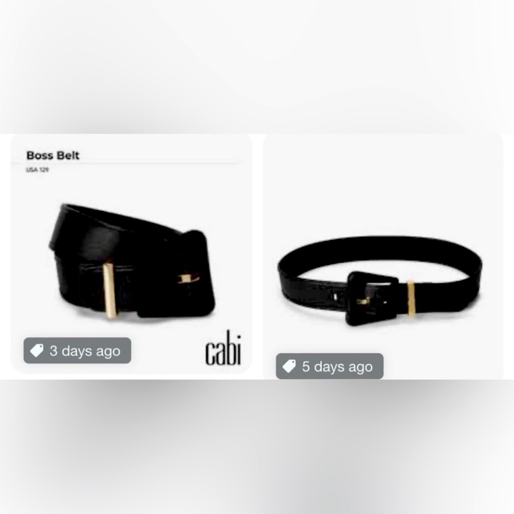 NWT | Cabi 4396 Boss Belt. Black - Picture 4 of 6